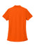 Port Authority LK200 Womens Wearever Signature Pique Short Sleeve Polo Shirt Neon Orange Flat Back