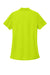 Port Authority LK200 Womens Wearever Signature Pique Short Sleeve Polo Shirt Neon Yellow Flat Back