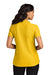 Port Authority LK200 Womens Wearever Signature Pique Short Sleeve Polo Shirt Sunflower Yellow Model Back