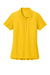 Port Authority LK200 Womens Wearever Signature Pique Short Sleeve Polo Shirt Sunflower Yellow Flat Front