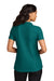 Port Authority LK200 Womens Wearever Signature Pique Short Sleeve Polo Shirt Teal Green Model Back