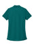 Port Authority LK200 Womens Wearever Signature Pique Short Sleeve Polo Shirt Teal Green Flat Back