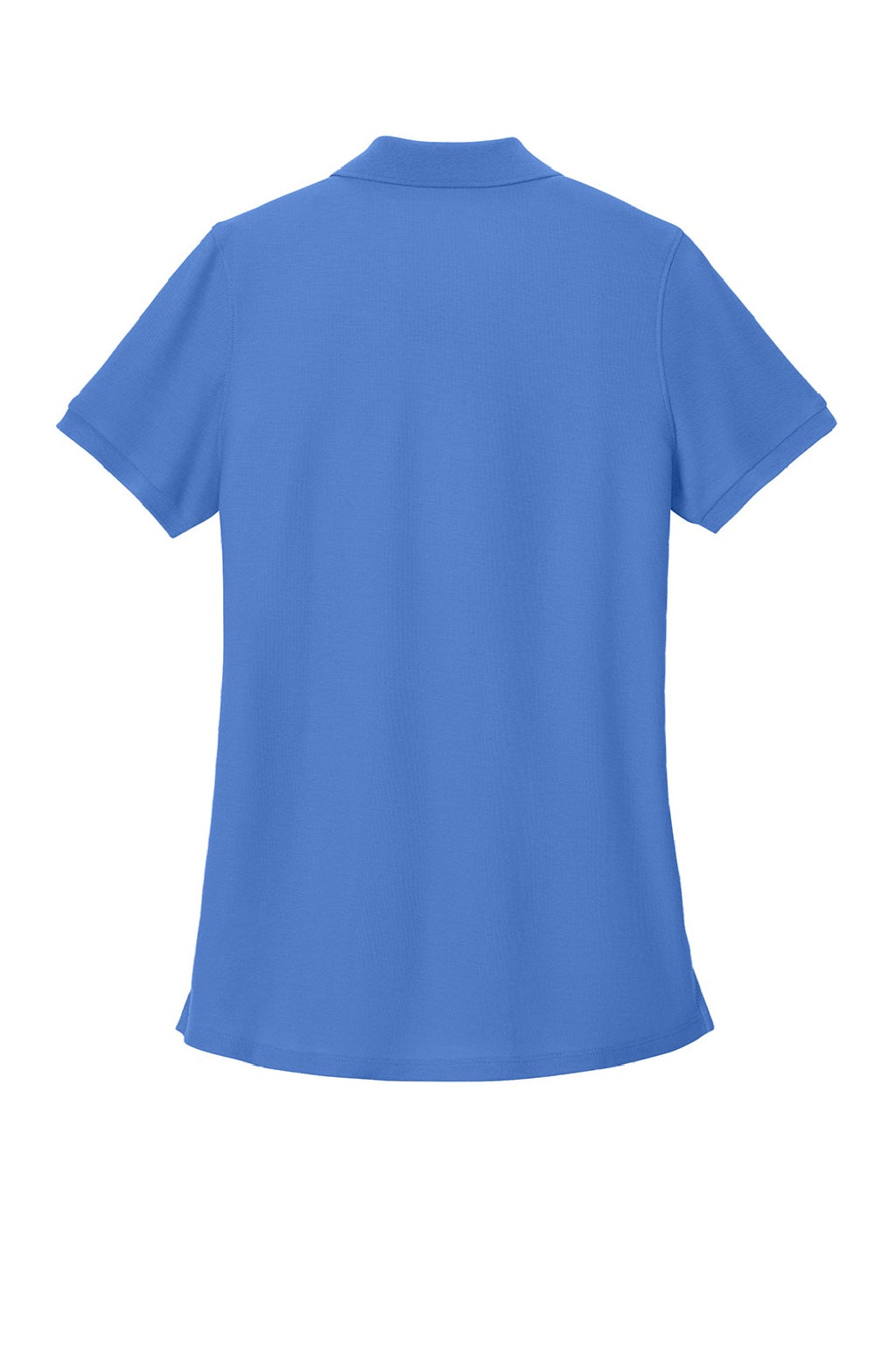 Port Authority LK200 Womens Wearever Signature Pique Short Sleeve Polo Shirt Ultramarine Blue Flat Back