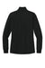Port Authority LK210 Womens Wearever Signature Double Pique 1/4 Zip Sweatshirt Deep Black Flat Back