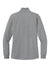 Port Authority LK210 Womens Wearever Signature Double Pique 1/4 Zip Sweatshirt Gusty Grey Flat Back