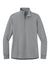 Port Authority LK210 Womens Wearever Signature Double Pique 1/4 Zip Sweatshirt Gusty Grey Flat Front