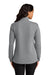 Port Authority LK210 Womens Wearever Signature Double Pique 1/4 Zip Sweatshirt Gusty Grey Model Back