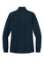 Port Authority LK210 Womens Wearever Signature Double Pique 1/4 Zip Sweatshirt River Navy Blue Flat Back