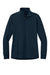 Port Authority LK210 Womens Wearever Signature Double Pique 1/4 Zip Sweatshirt River Navy Blue Flat Front