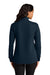 Port Authority LK210 Womens Wearever Signature Double Pique 1/4 Zip Sweatshirt River Navy Blue Model Back