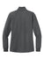 Port Authority LK210 Womens Wearever Signature Double Pique 1/4 Zip Sweatshirt Storm Grey Flat Back