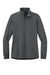 Port Authority LK210 Womens Wearever Signature Double Pique 1/4 Zip Sweatshirt Storm Grey Flat Front