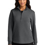 Port Authority Womens Wearever Signature Double Pique 1/4 Zip Sweatshirt - Storm Grey - COMING SOON