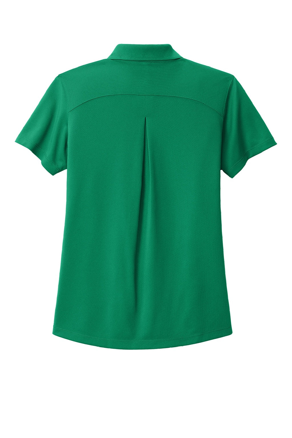 Port Authority LK240 Womens Wearever Moisture Wicking Pique Short Sleeve Polo Shirt Bright Kelly Green Flat Back
