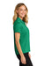 Port Authority LK240 Womens Wearever Moisture Wicking Pique Short Sleeve Polo Shirt Bright Kelly Green Model Side
