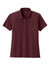 Port Authority LK240 Womens Wearever Moisture Wicking Pique Short Sleeve Polo Shirt Burgundy Flat Front