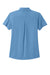 Port Authority LK240 Womens Wearever Moisture Wicking Pique Short Sleeve Polo Shirt Carolina Blue Flat Back