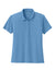 Port Authority LK240 Womens Wearever Moisture Wicking Pique Short Sleeve Polo Shirt Carolina Blue Flat Front
