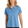 Port Authority Womens Wearever Moisture Wicking Pique Short Sleeve Polo Shirt - Carolina Blue