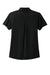 Port Authority LK240 Womens Wearever Moisture Wicking Pique Short Sleeve Polo Shirt Deep Black Flat Back