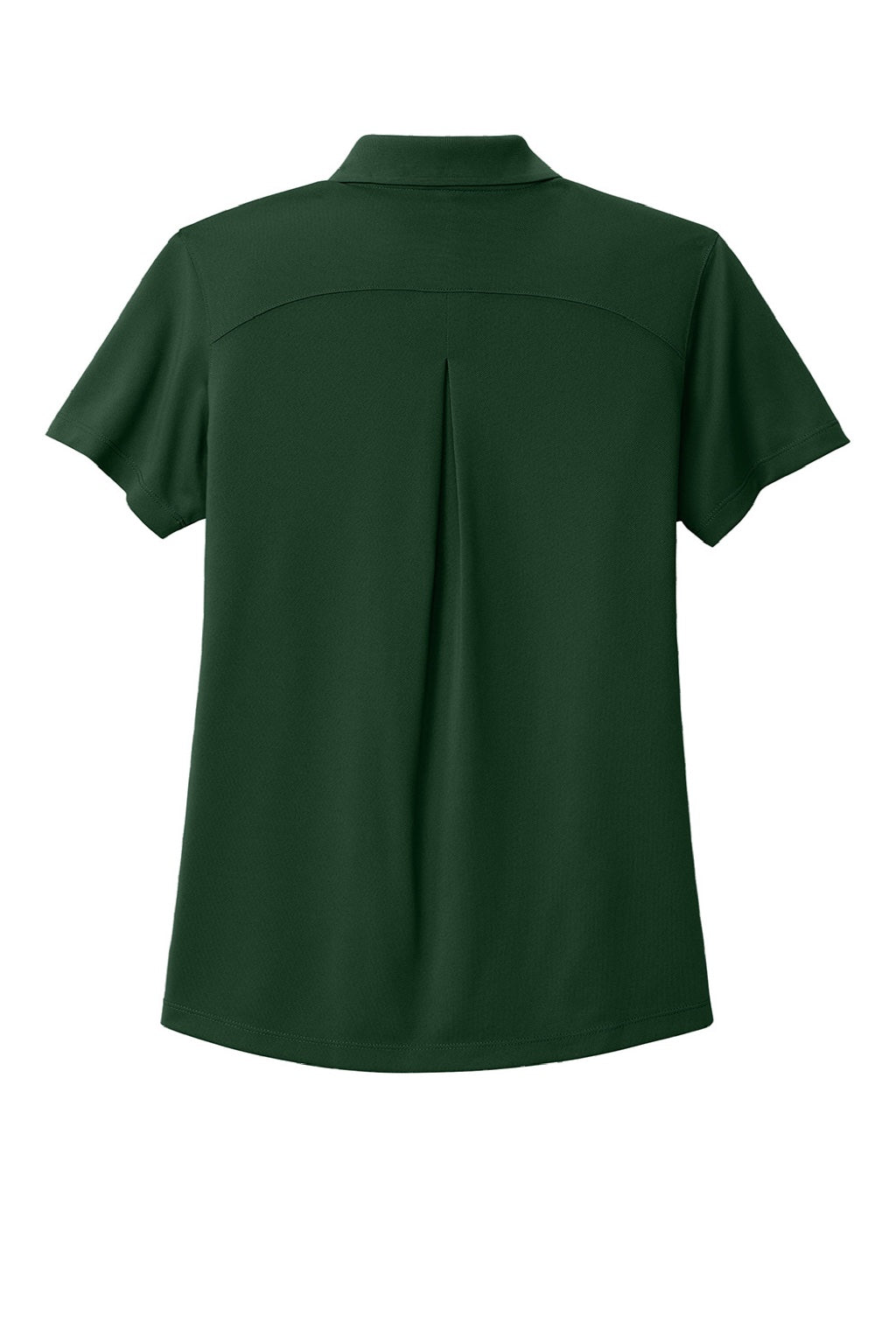 Port Authority LK240 Womens Wearever Moisture Wicking Pique Short Sleeve Polo Shirt Deep Forest Green Flat Back