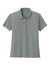 Port Authority LK240 Womens Wearever Moisture Wicking Pique Short Sleeve Polo Shirt Gusty Grey Flat Front