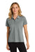 Port Authority LK240 Womens Wearever Moisture Wicking Pique Short Sleeve Polo Shirt Gusty Grey Model Front