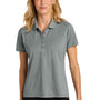 Port Authority Womens Wearever Moisture Wicking Pique Short Sleeve Polo Shirt - Gusty Grey