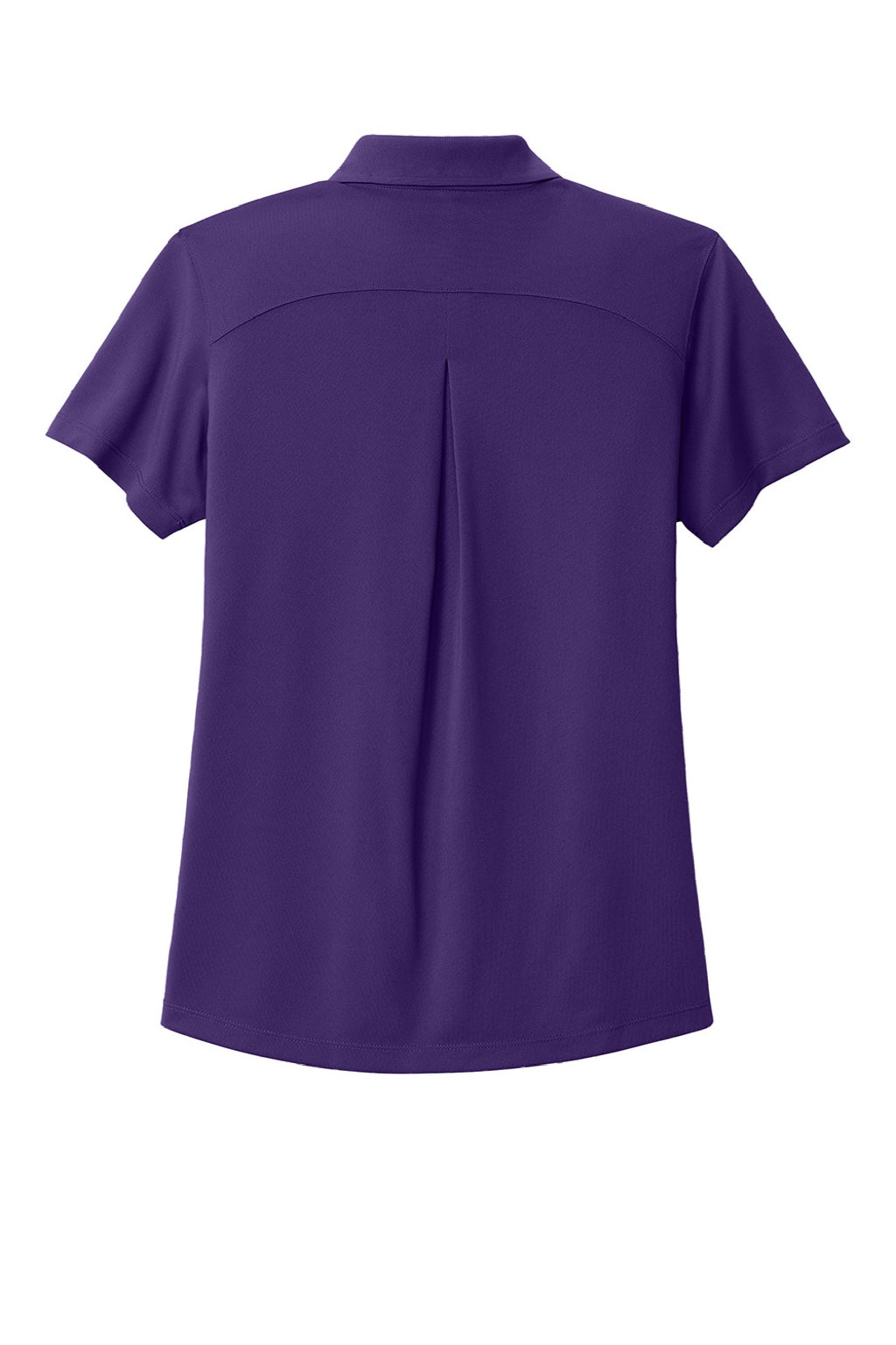 Port Authority LK240 Womens Wearever Moisture Wicking Pique Short Sleeve Polo Shirt Prism Purple Flat Back
