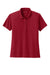 Port Authority LK240 Womens Wearever Moisture Wicking Pique Short Sleeve Polo Shirt Rich Red Flat Front