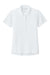 Port Authority LK240 Womens Wearever Moisture Wicking Pique Short Sleeve Polo Shirt White Flat Front