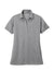 Port Authority LK542 Womens Silk Touch Performance Moisture Wicking Short Sleeve Polo Shirt Heather Shadow Grey Flat Front