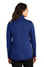Port Authority LK595 Womens Accord Stretch Moisture Wicking Fleece Full Zip Jacket Royal Blue Model Back