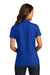 Port Authority LK600 Womens EZPerformance Moisture Wicking Short Sleeve Polo Shirt True Royal Blue Model Back