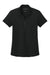 Port Authority LK620 Womens Plaited Pique Short Sleeve Polo Shirt Deep Black Flat Front