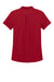 Port Authority LK620 Womens Plaited Pique Short Sleeve Polo Shirt Rich Red Flat Back