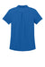 Port Authority LK620 Womens Plaited Pique Short Sleeve Polo Shirt Strong Blue Flat Back