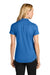 Port Authority LK620 Womens Plaited Pique Short Sleeve Polo Shirt Strong Blue Model Back