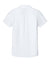 Port Authority LK620 Womens Plaited Pique Short Sleeve Polo Shirt White Flat Back