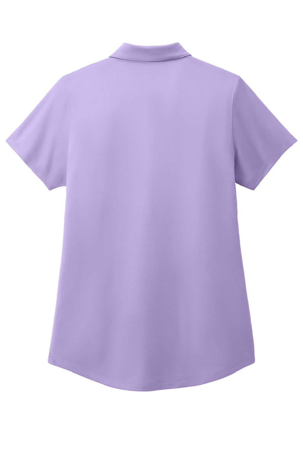 Port Authority LK683 Womens City Easy Care Moisture Wicking Short Sleeve Polo Shirt Bright Lavender Purple Flat Back