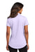 Port Authority LK683 Womens City Easy Care Moisture Wicking Short Sleeve Polo Shirt Bright Lavender Purple Model Back