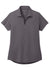 Port Authority LK683 Womens City Easy Care Moisture Wicking Short Sleeve Polo Shirt Graphite Grey Flat Front