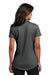 Port Authority LK683 Womens City Easy Care Moisture Wicking Short Sleeve Polo Shirt Graphite Grey Model Back