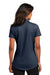 Port Authority LK683 Womens City Easy Care Moisture Wicking Short Sleeve Polo Shirt River Navy Blue Model Back