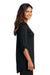 Port Authority LK6840 Womens City Easy Care Moisture Wicking 3/4 Sleeve Tunic Black Model Side