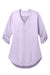 Port Authority LK6840 Womens City Easy Care Moisture Wicking 3/4 Sleeve Tunic Bright Lavender Purple Flat Front