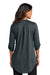 Port Authority LK6840 Womens City Easy Care Moisture Wicking 3/4 Sleeve Tunic Graphite Grey Model Back