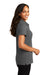 Port Authority LK8000 Womens Wrinkle Resistant Short Sleeve Polo Shirt Sterling Grey Model Side