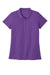 Port Authority LK810 Womens React SuperPro Snag Resistant Short Sleeve Polo Shirt Purple Flat Front
