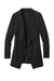Port Authority LK820 Womens Breakwater Open Front Long Sleeve Cardigan Sweater w/ Pockets Deep Black Flat Front